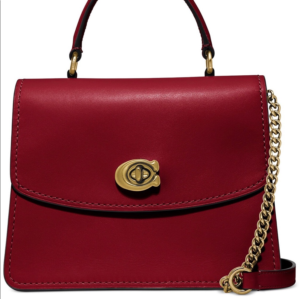 Coach Leather Parker Handle Satchel*NWT